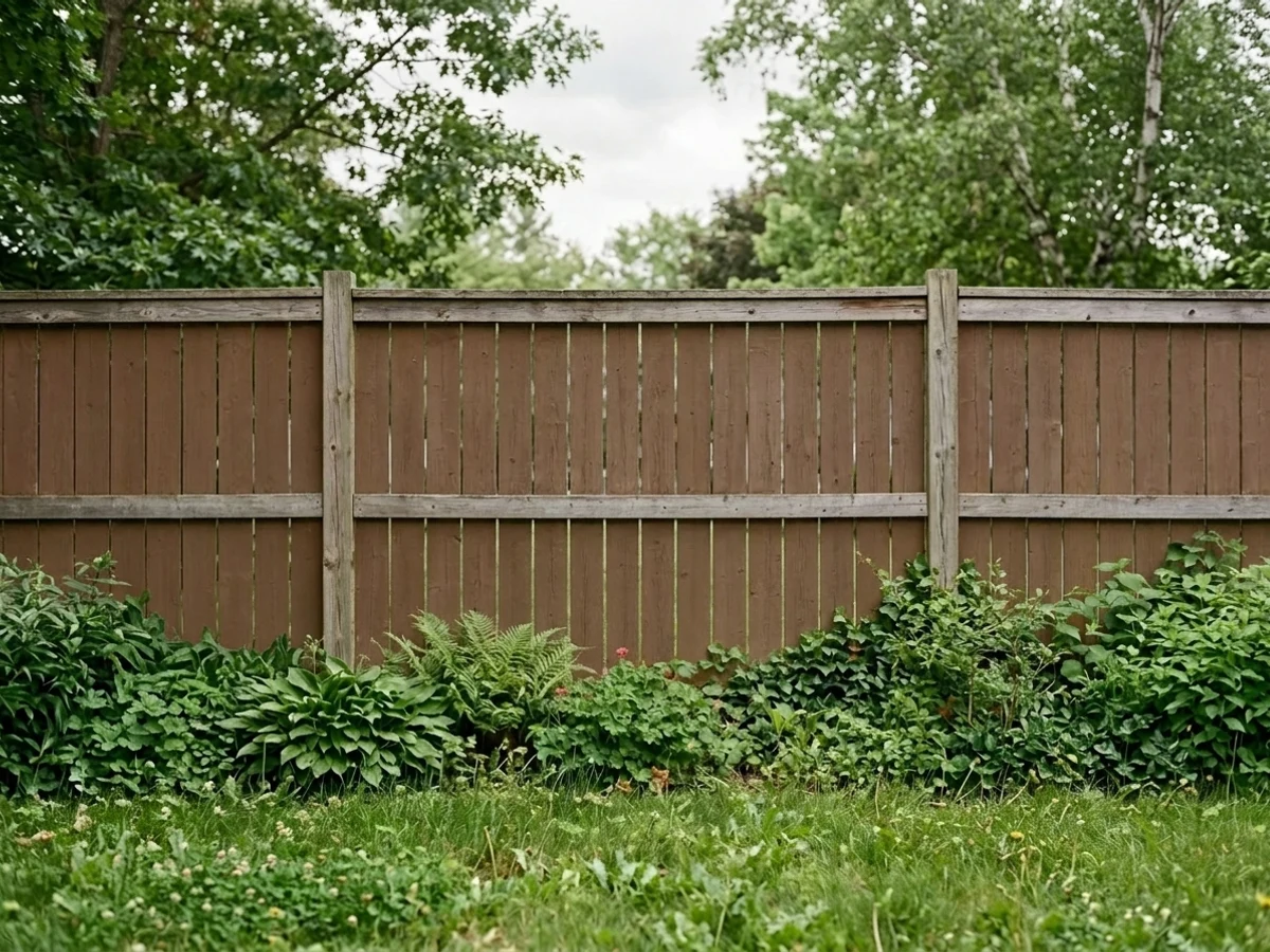 Sherwin-Williams Turkish Coffee in a fence