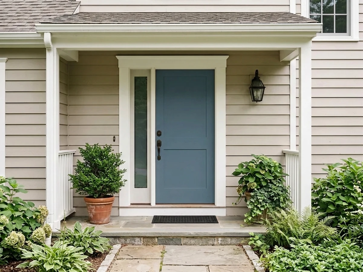 Behr Blueprint in a front door