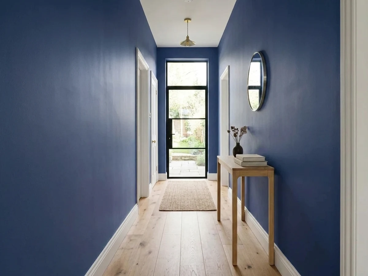 Behr Bossa Nova in a hallway