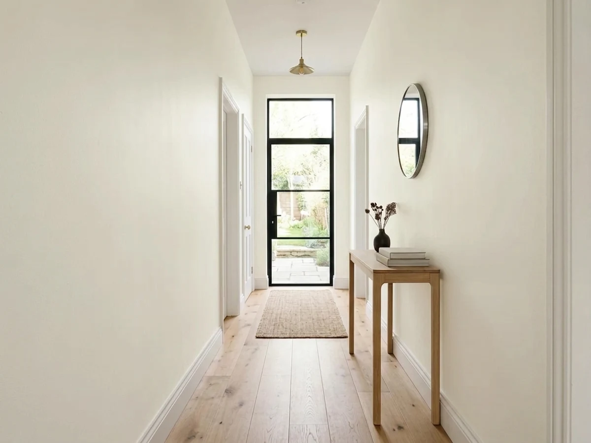 Behr Milk Paint in a hallway