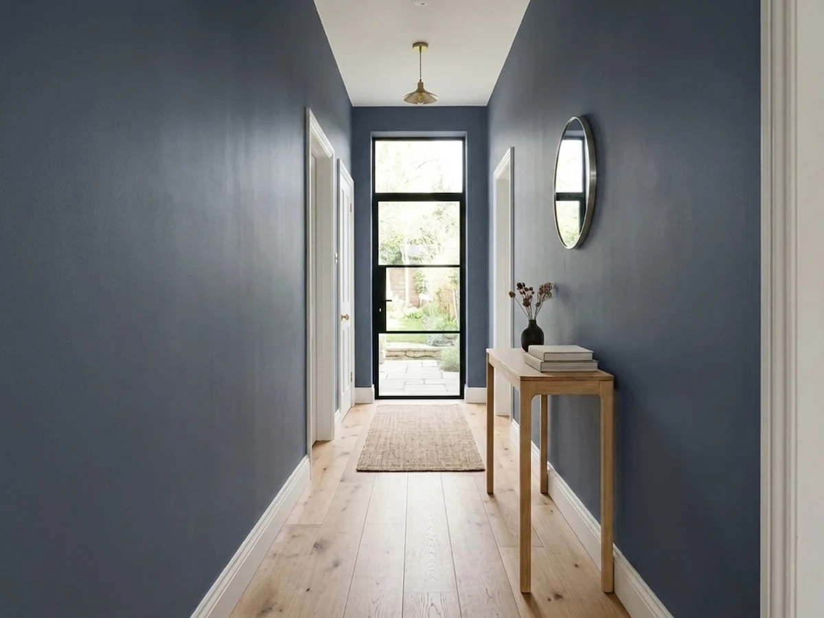 Room painted in Hale Navy
