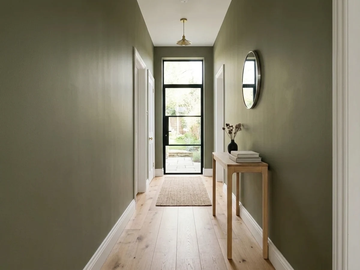 C2 Paint Posh in a hallway