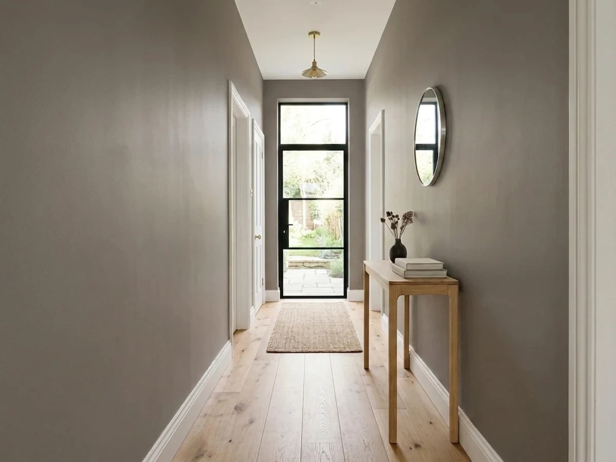 Glidden Monterey Cliffs in a hallway