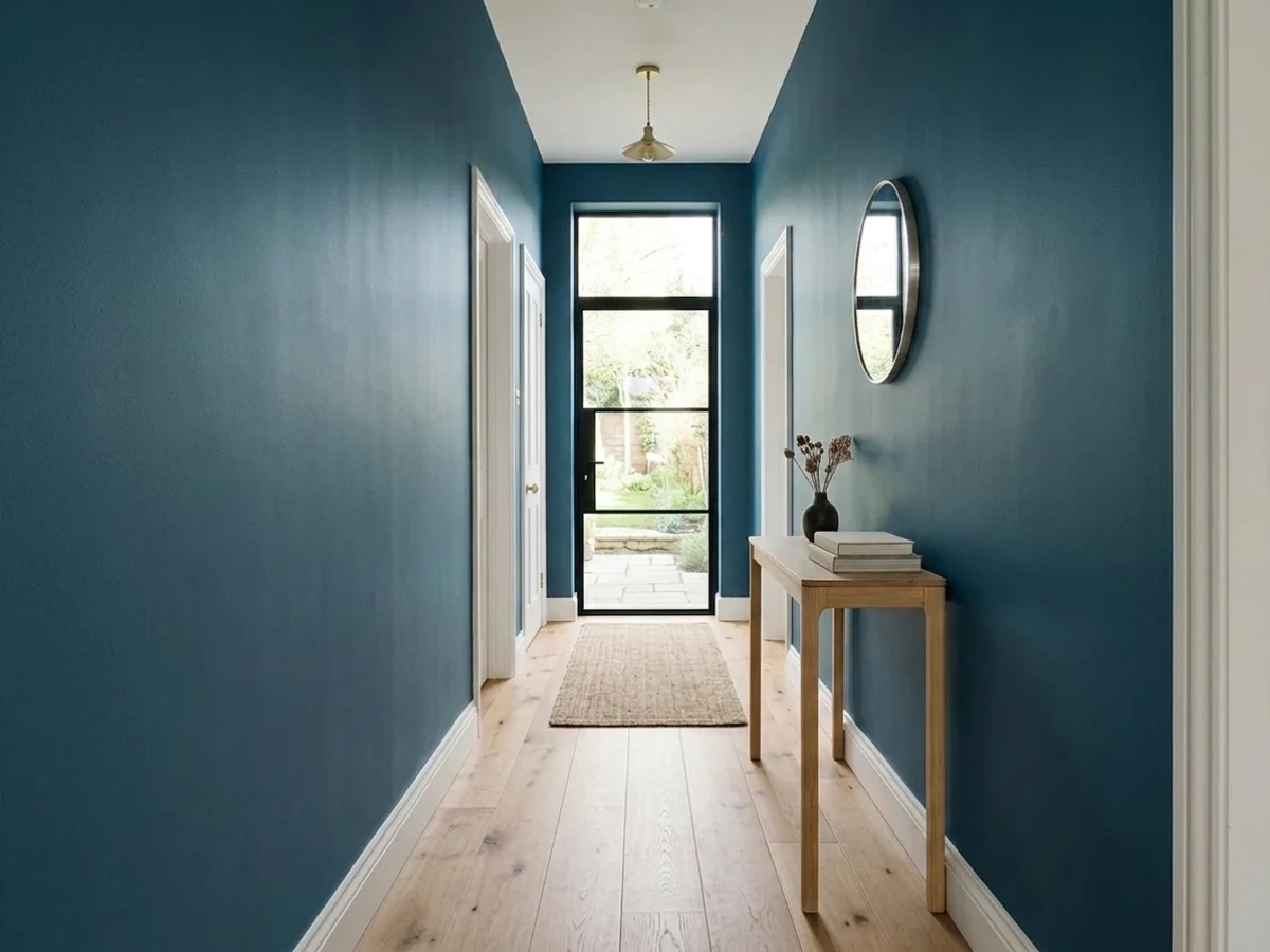 Valspar Time's Current in a hallway