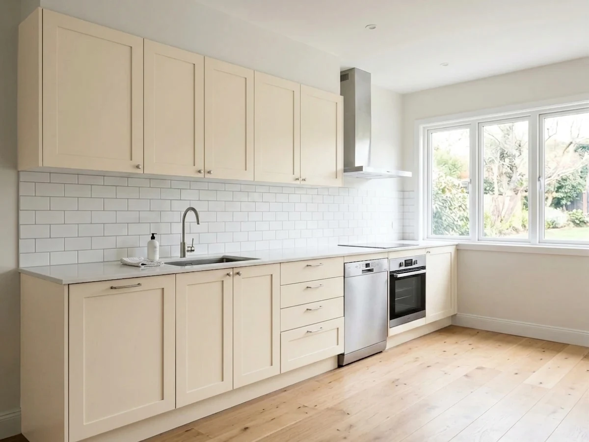 Behr Blank Canvas in a kitchen