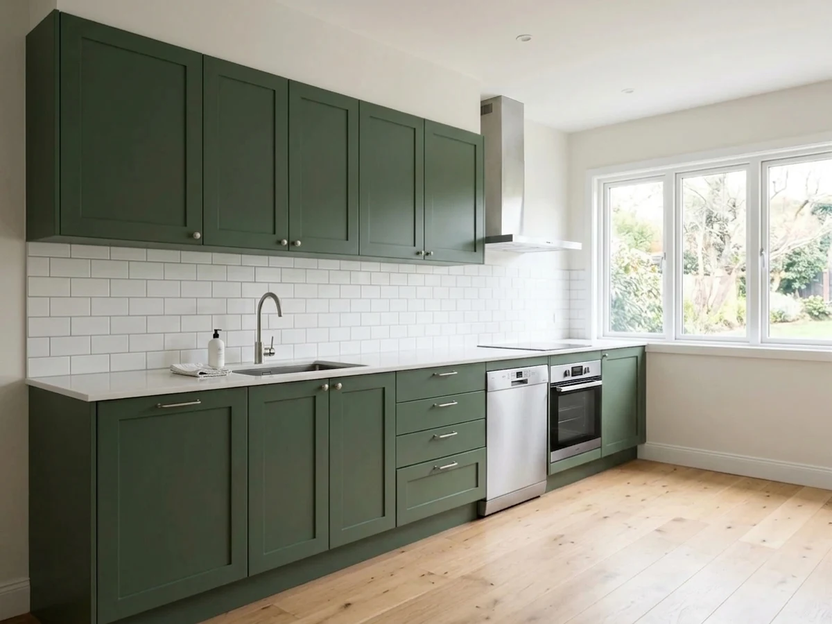 Behr Chard in a kitchen