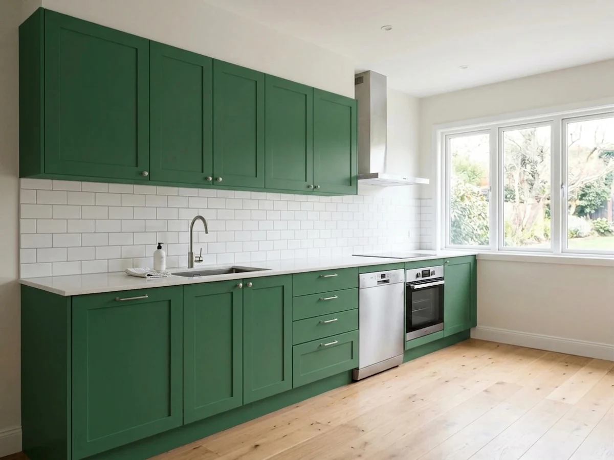 Benjamin Moore Cat's Eye in a kitchen