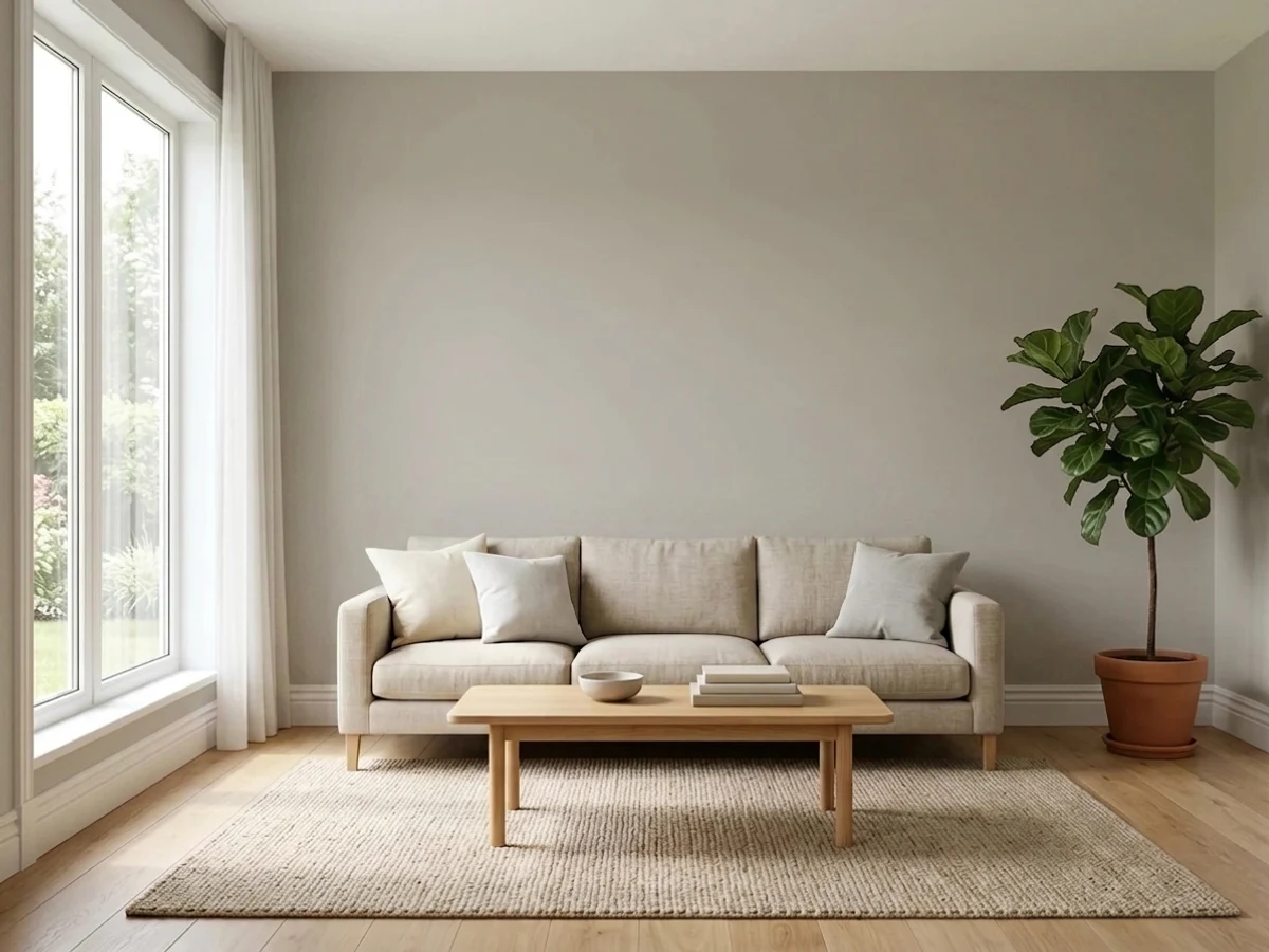 Behr Dolphin Fin in a real living room