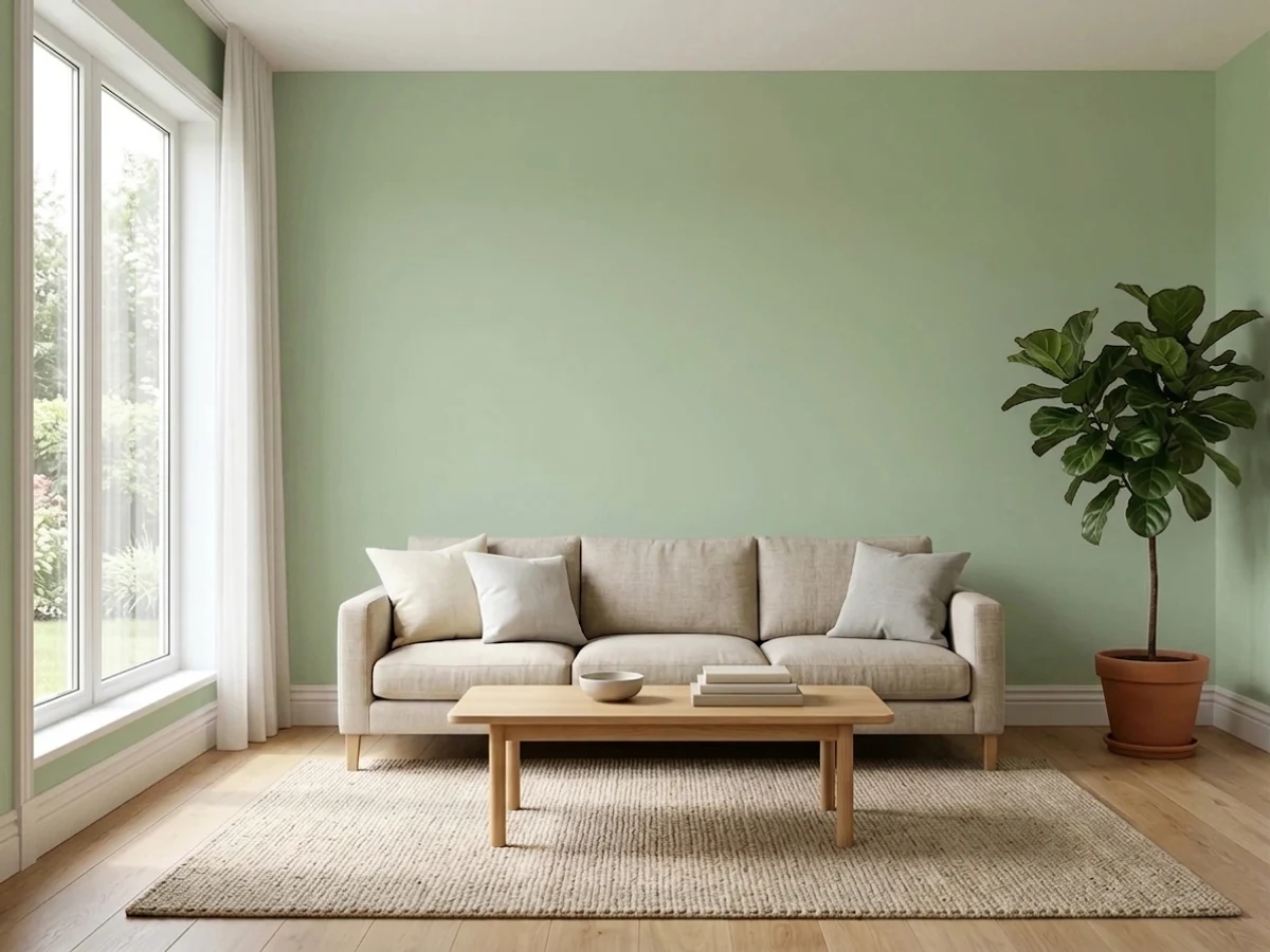 Behr Jojoba in a living room