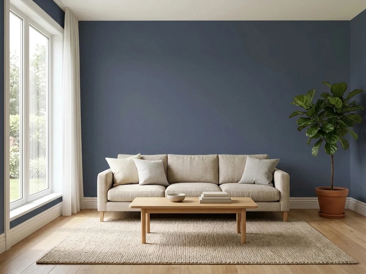 Room painted in Hale Navy