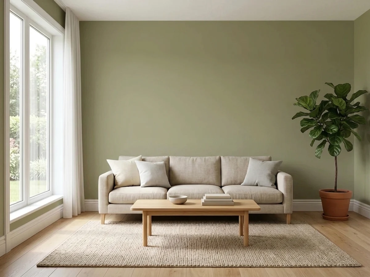 Room painted in Avocado Toast