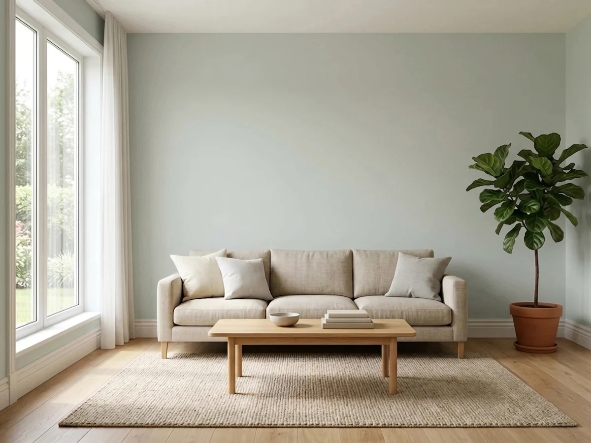 green-gray over blue-gray — trending gray living room colors 2026