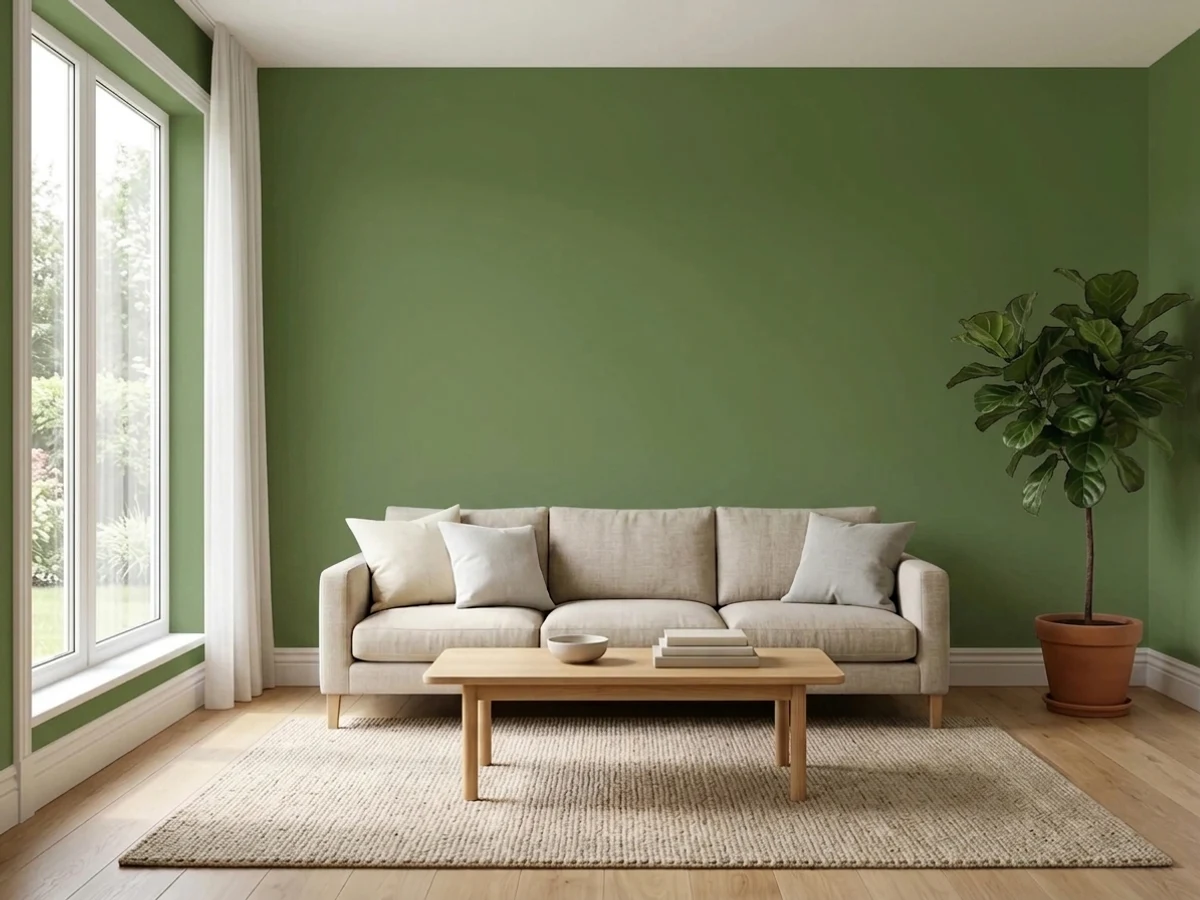 Valspar Lime Twist in a living room