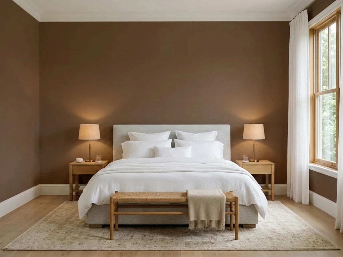 Behr Coffee Bar in a master bedroom