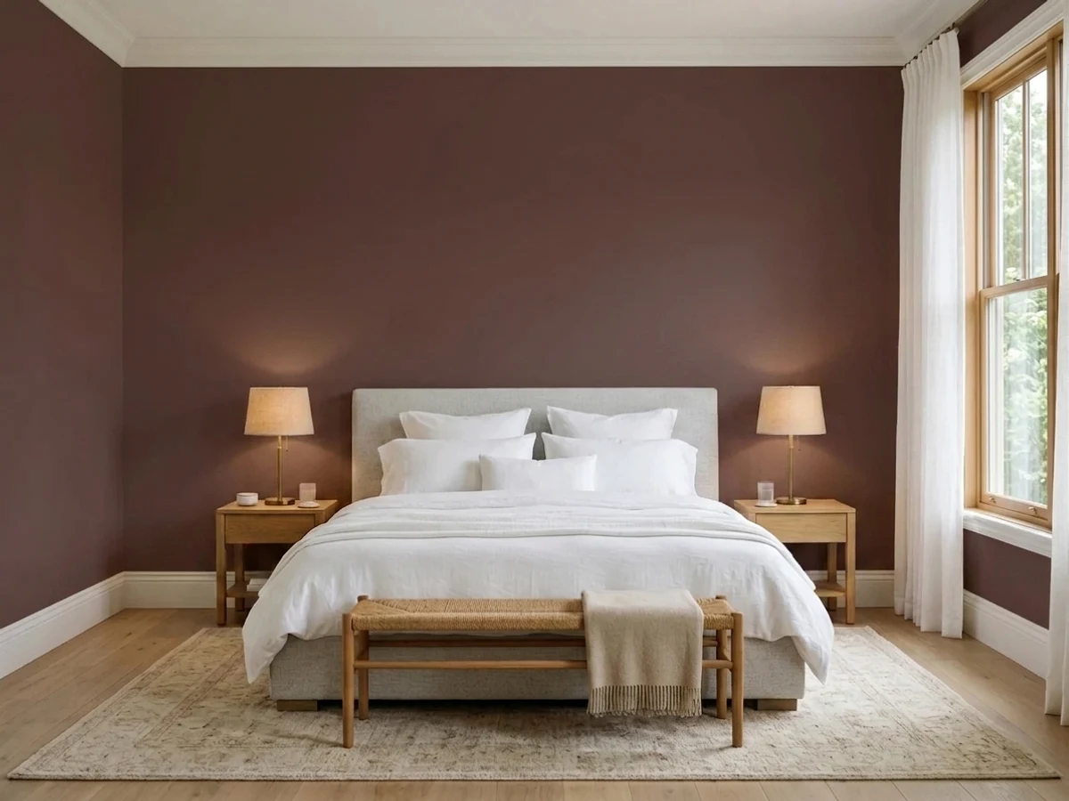 Benjamin Moore Raphael in a master bedroom