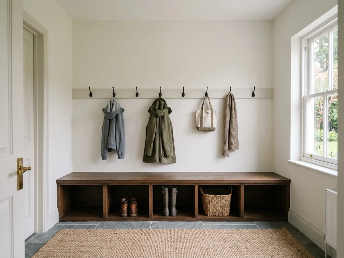 mudroom before painting