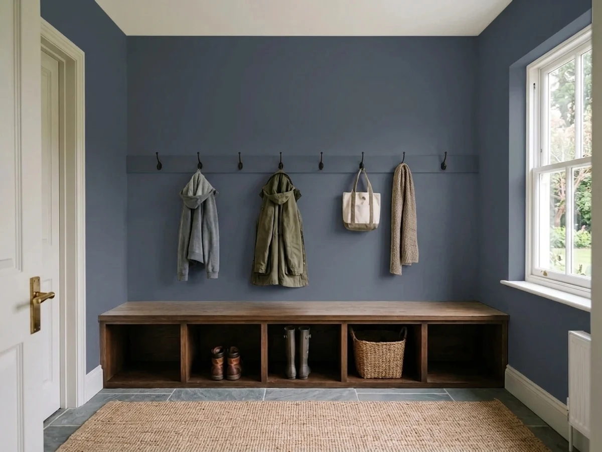 Room painted in Hale Navy