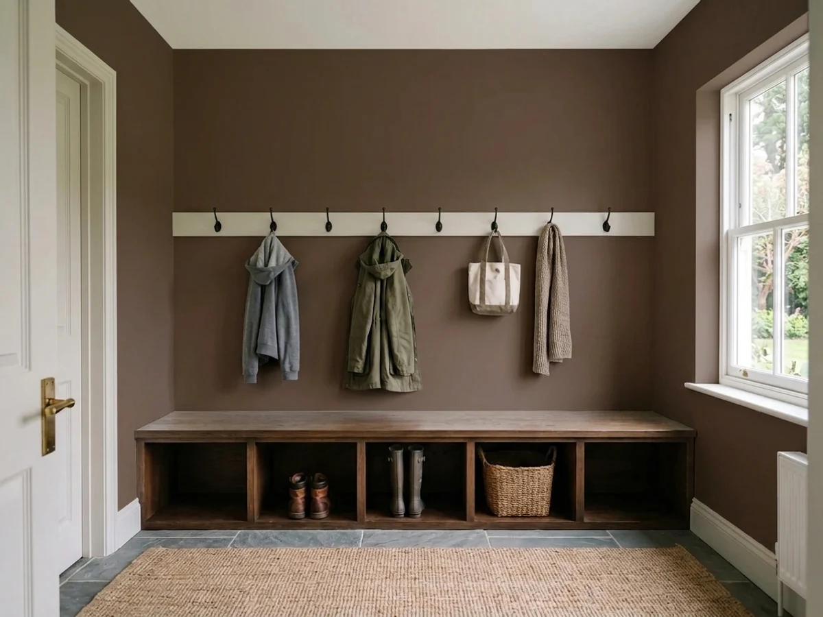 Room painted in Cocoa