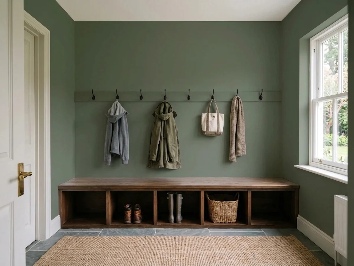 Room painted in Polished Pine