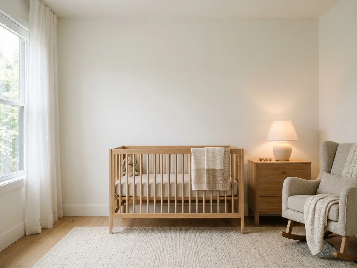 nursery before painting