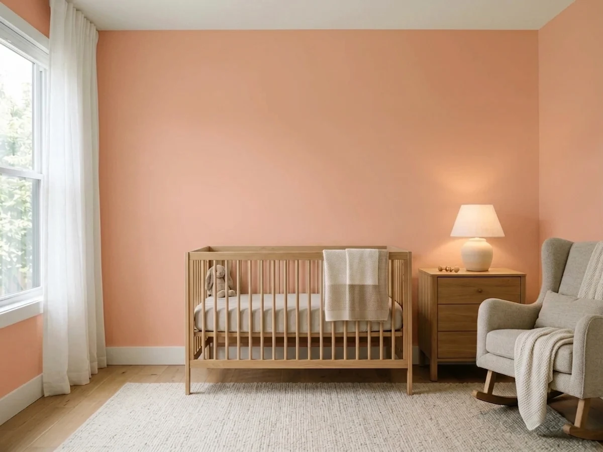color-drenched playful pink — trending pink nursery colors 2026