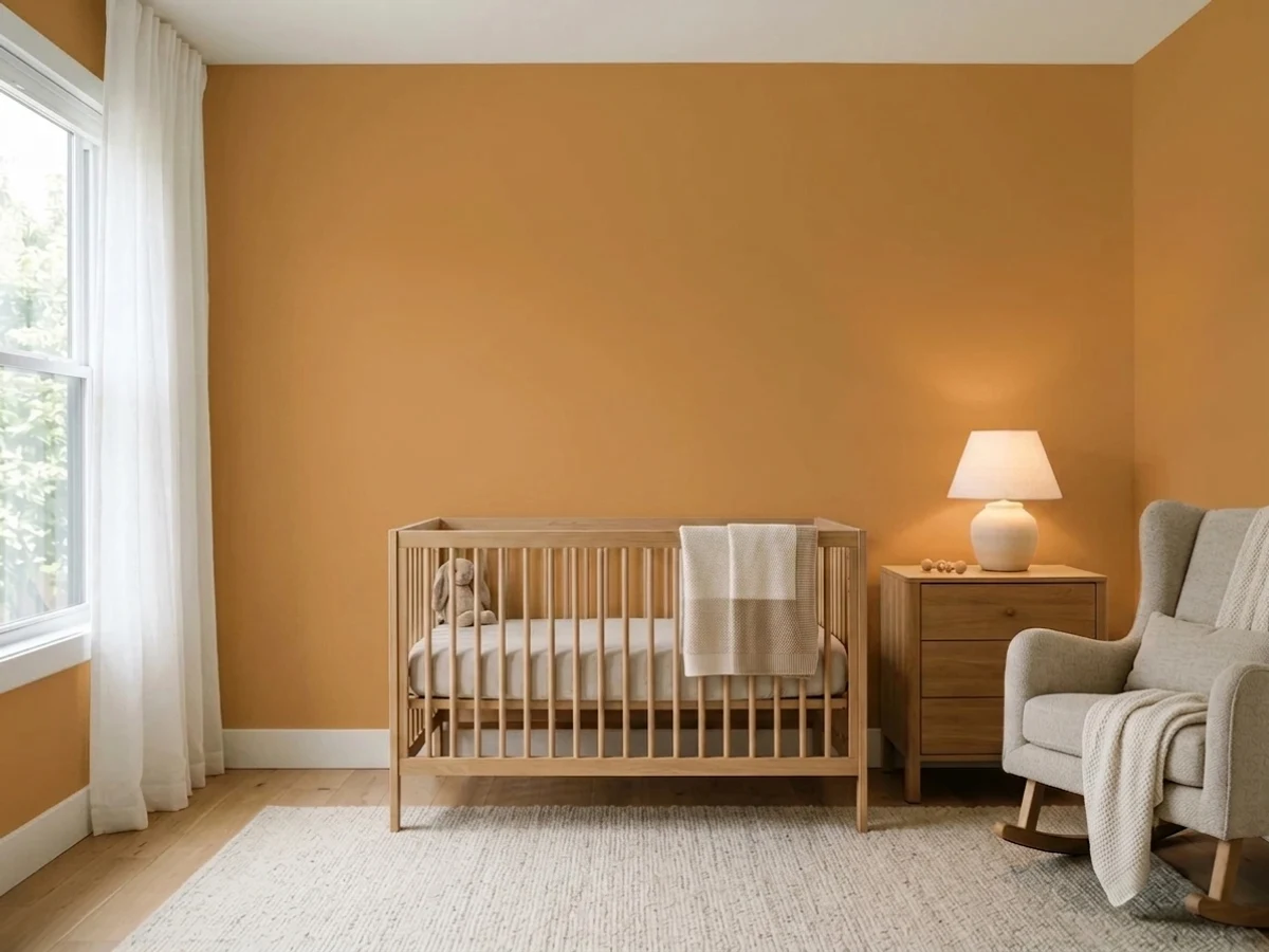 Sherwin-Williams Cut the Mustard in a nursery