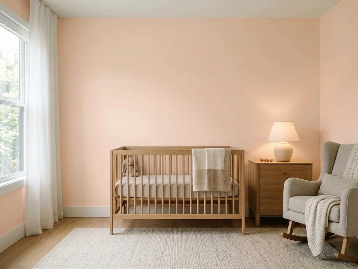 Sherwin-Williams Romance in a nursery