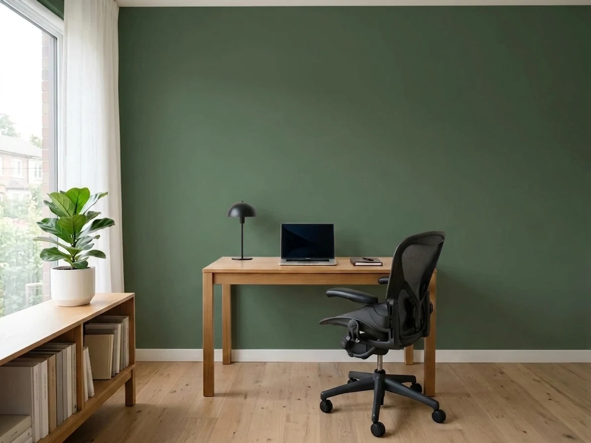Behr Jungle Camouflage in a office