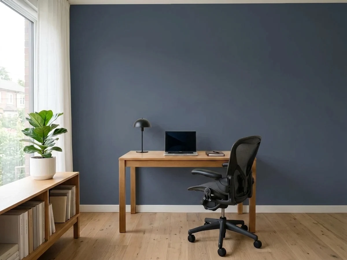 Room painted in Hale Navy