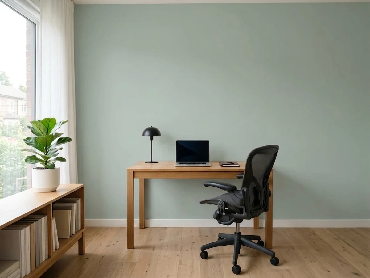 Benjamin Moore Quiet Moments in a office