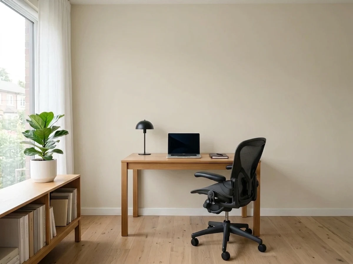 warm creamy neutral — trending neutral home office colors 2026