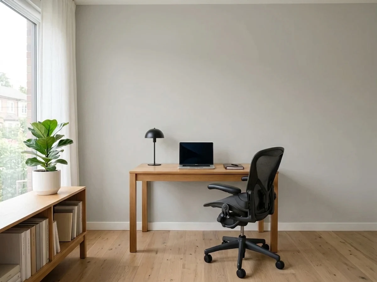 Room painted in Repose Gray