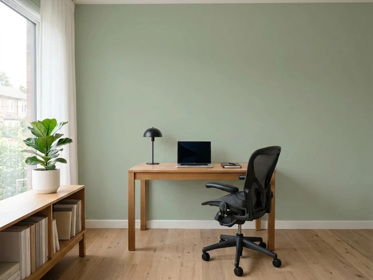 Valspar Green Trellis in a office