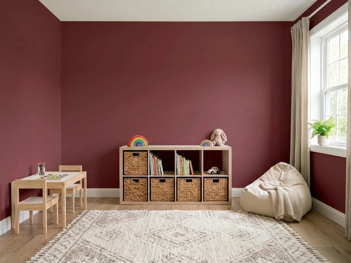 Behr Boston Brick in a playroom