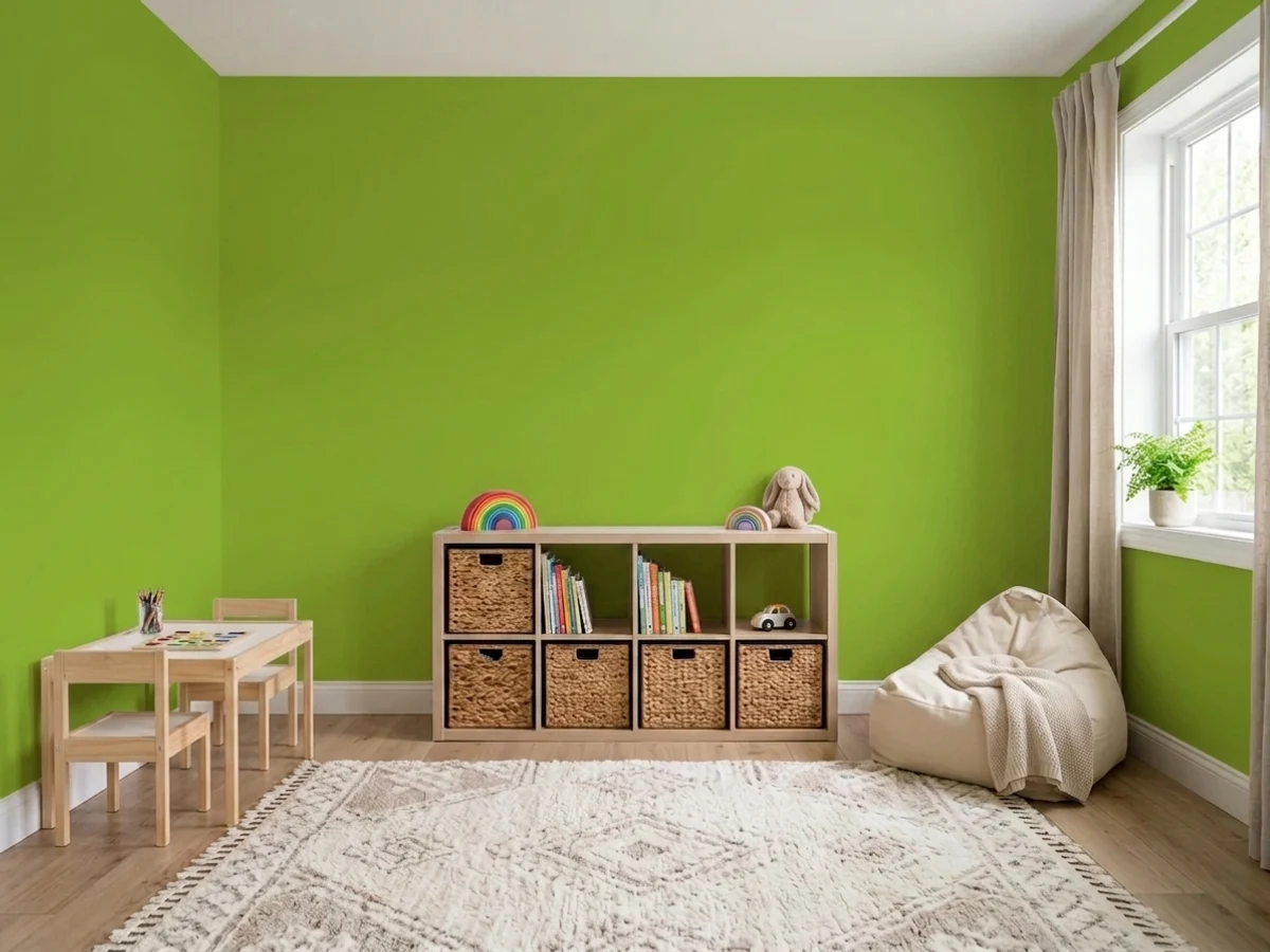 Room painted in Fresh Apple