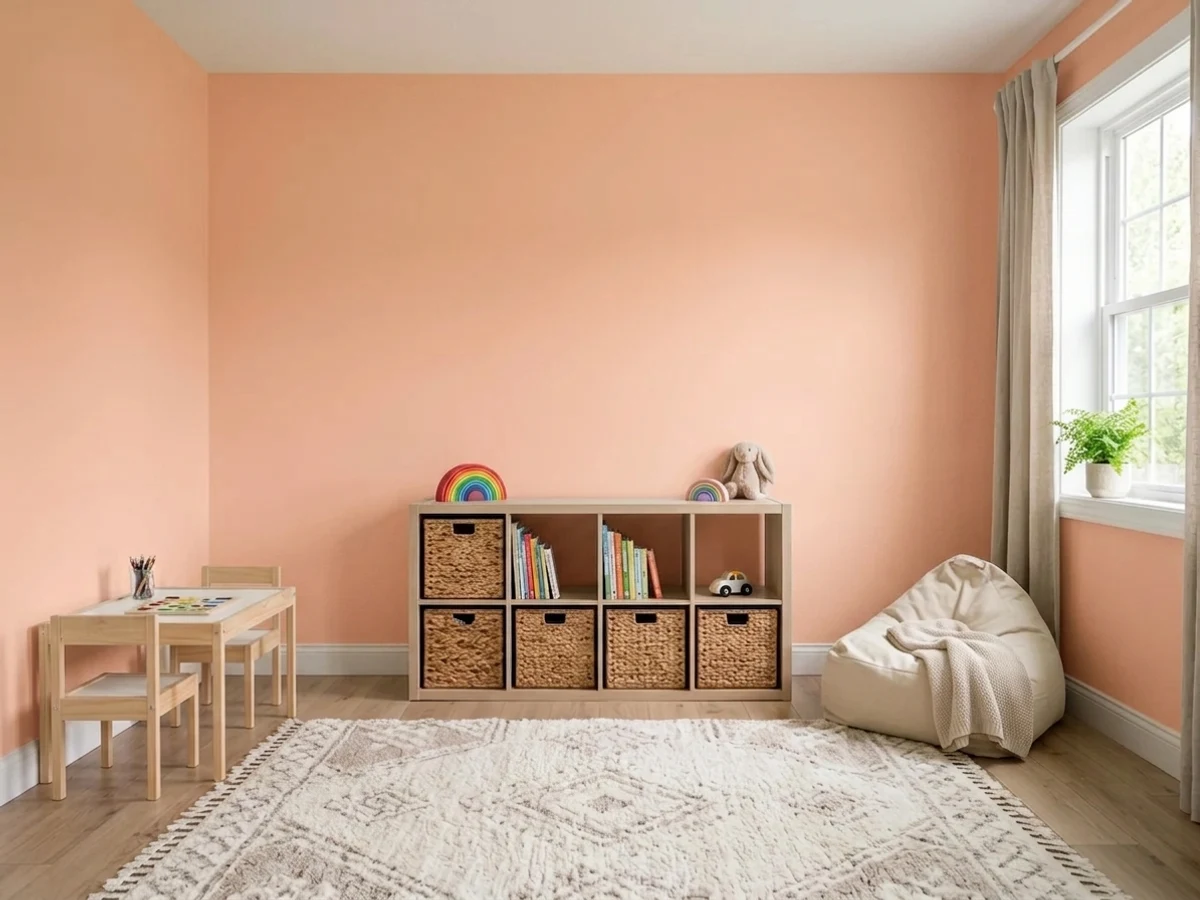 Clare Pop in a playroom