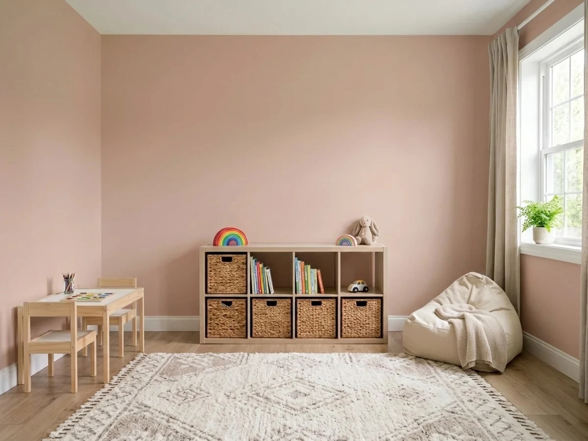 Room painted in Setting Plaster