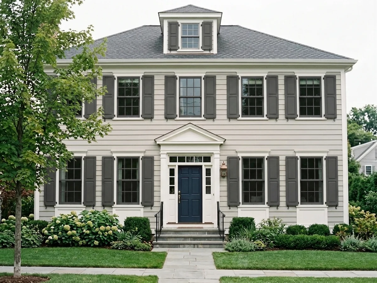 Behr Carbon in a shutters