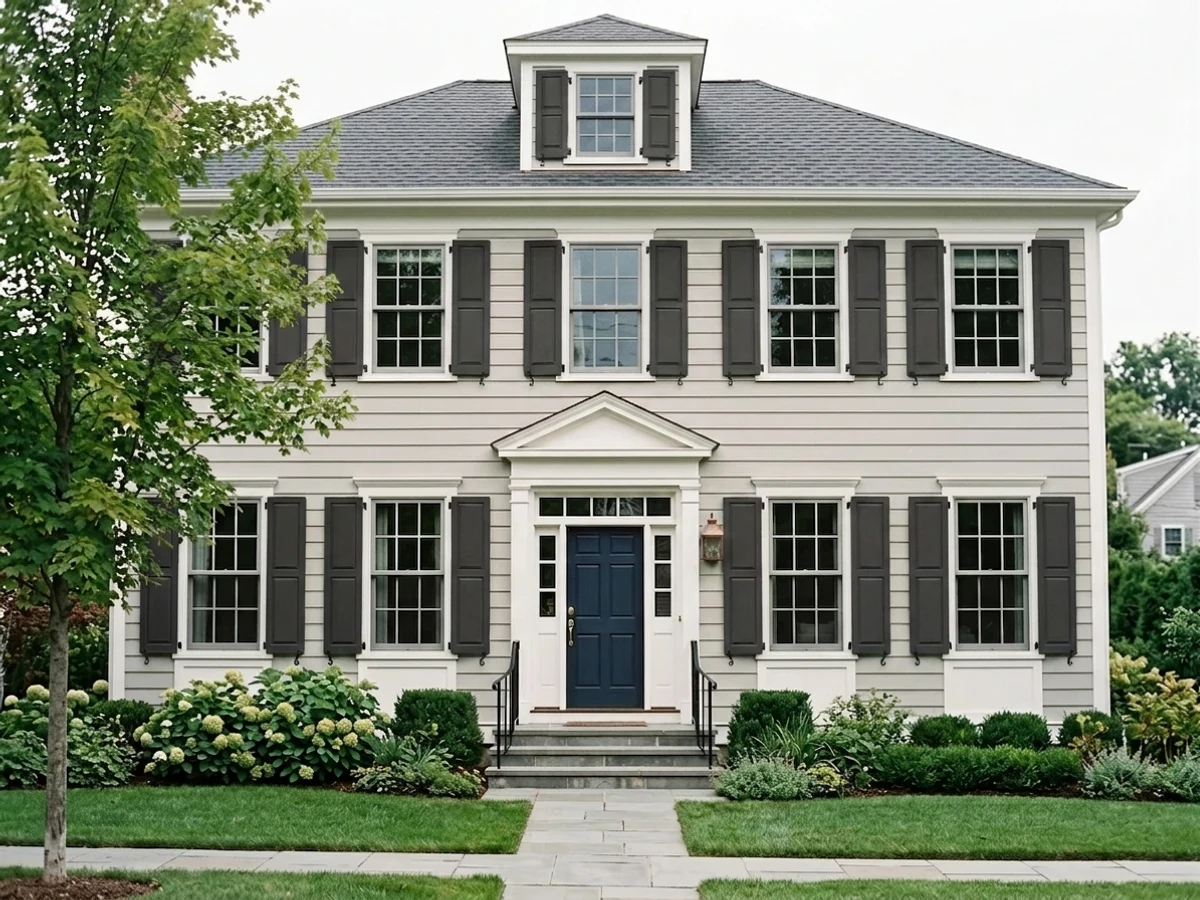 Black Magic — black shutters painted in Black Magic
