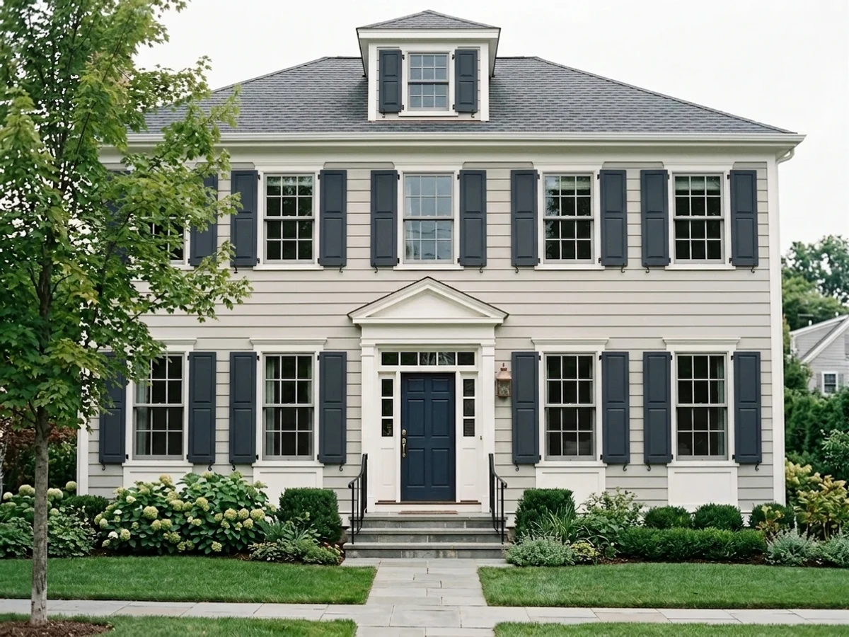 Sherwin-Williams Dark Night in a shutters