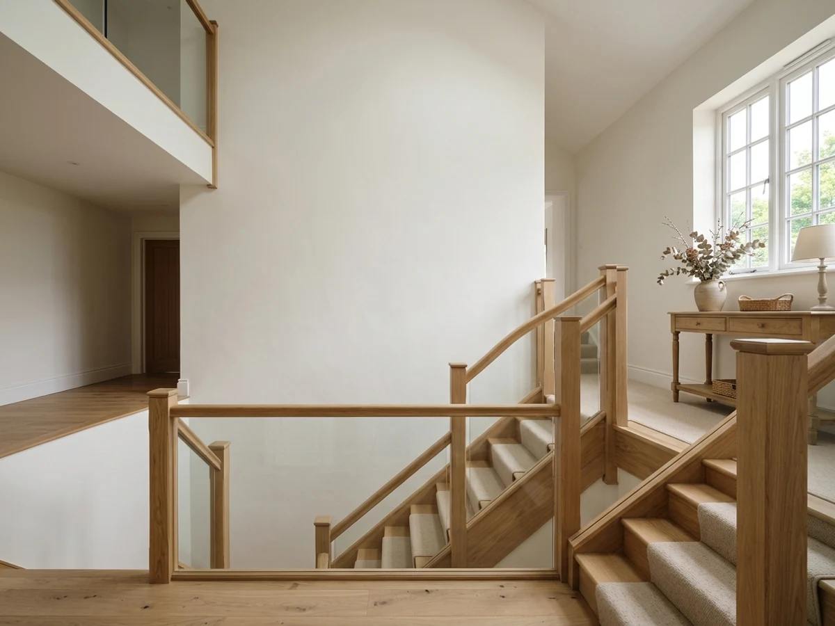 staircase before painting
