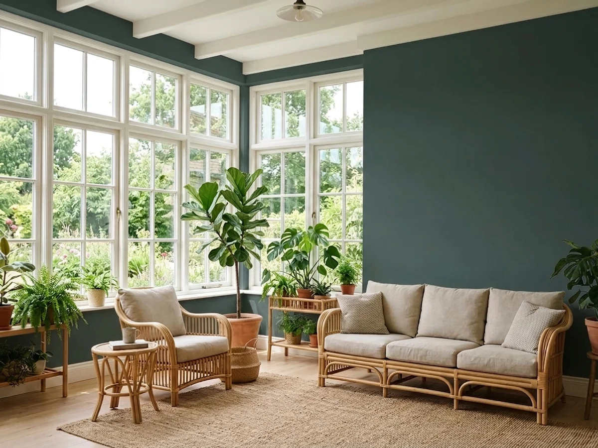 Hirshfield's Winter Balsam in a sunroom