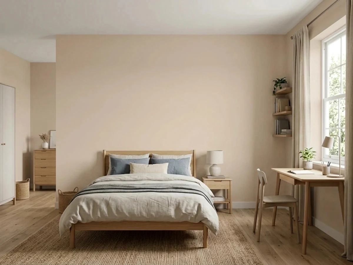 Room painted in Setting Plaster