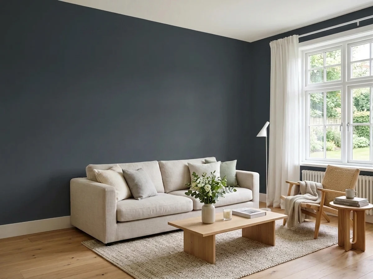 Benjamin Moore Black Knight in a trim