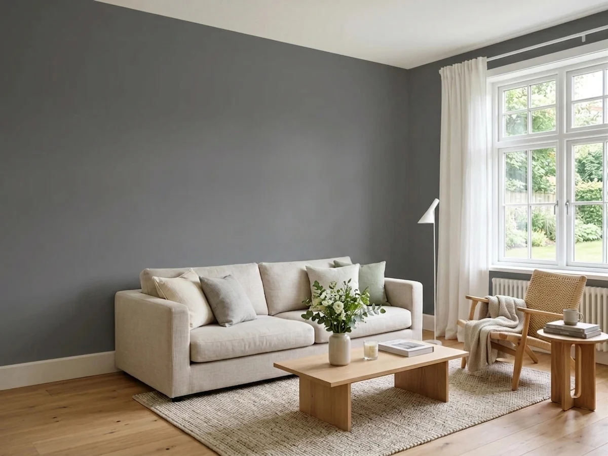 warm mid-tone gray casing — trending gray trim colors 2026
