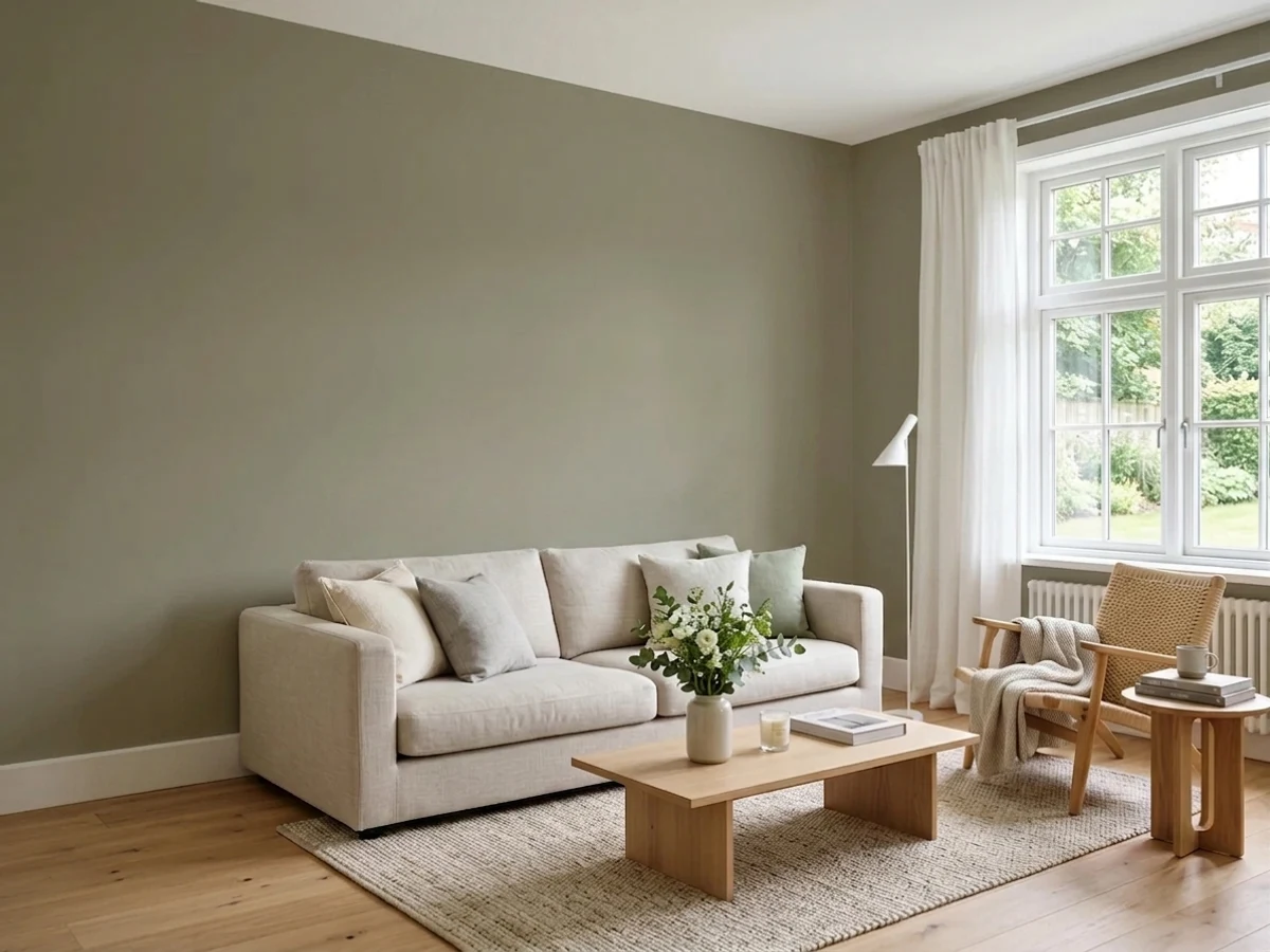 olive tate trim and millwork — trending green trim colors 2026