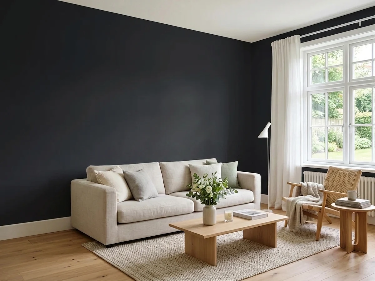 Black Magic — black trim painted in Black Magic