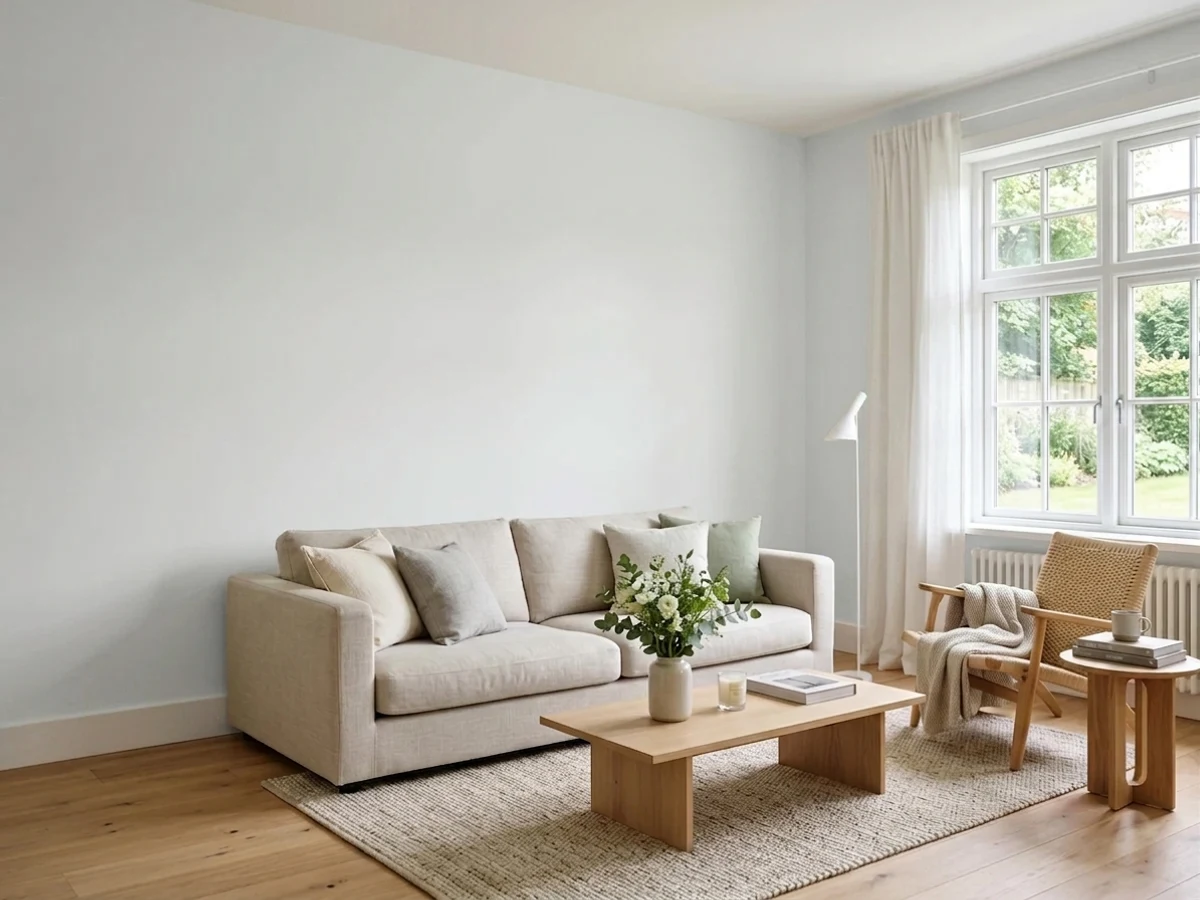 Sherwin-Williams Nebulous White in a trim