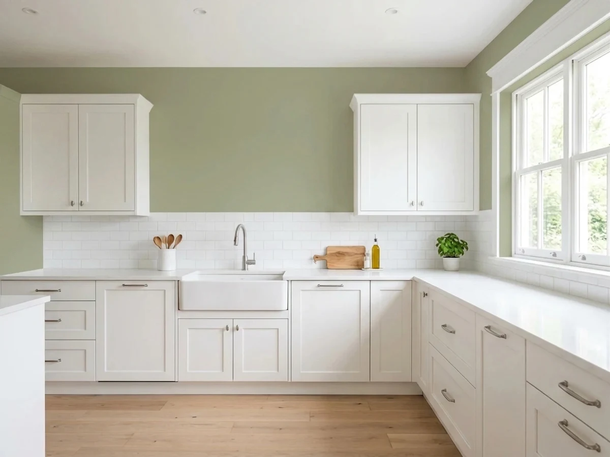 green white kitchen color idea — Avocado Toast