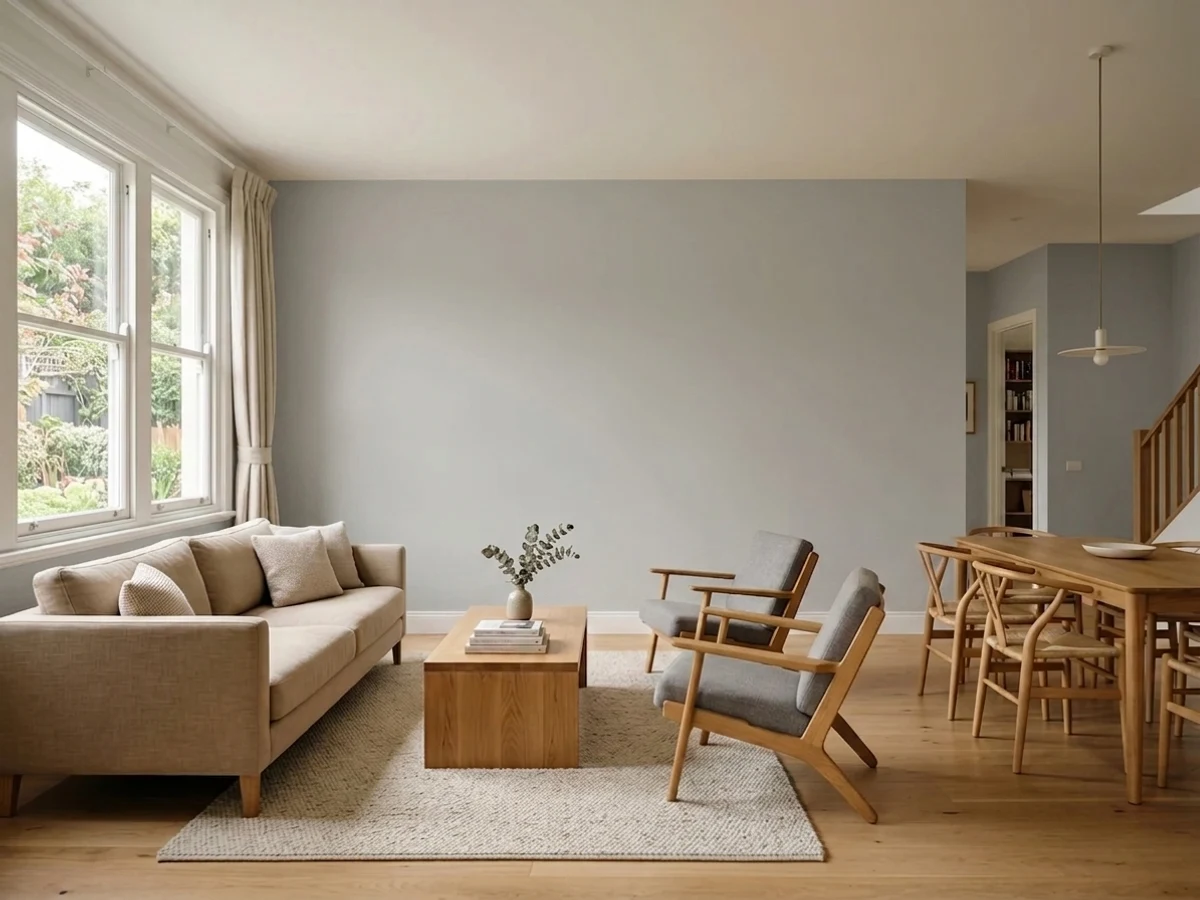 Behr Classic Silver in a whole house